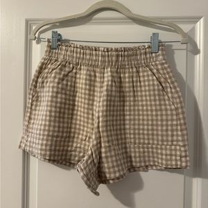 Abercrombie Linen-Blend Pull-On Shorts